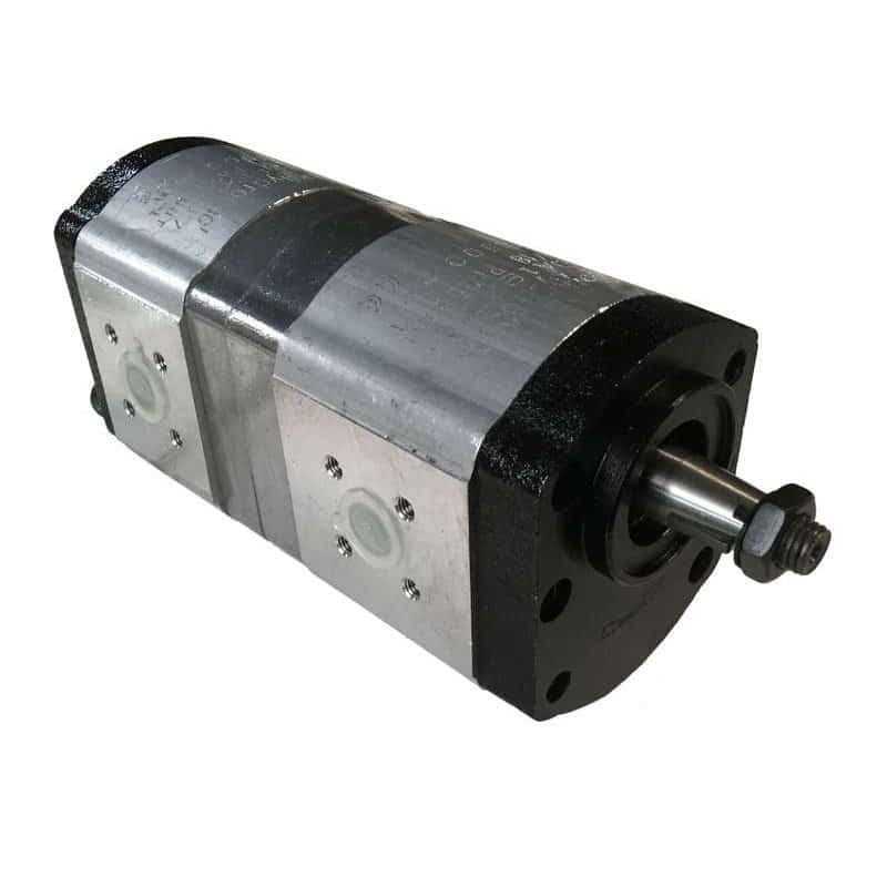 Pompe hydraulique double arbre conique pour tracteur DEUTZ