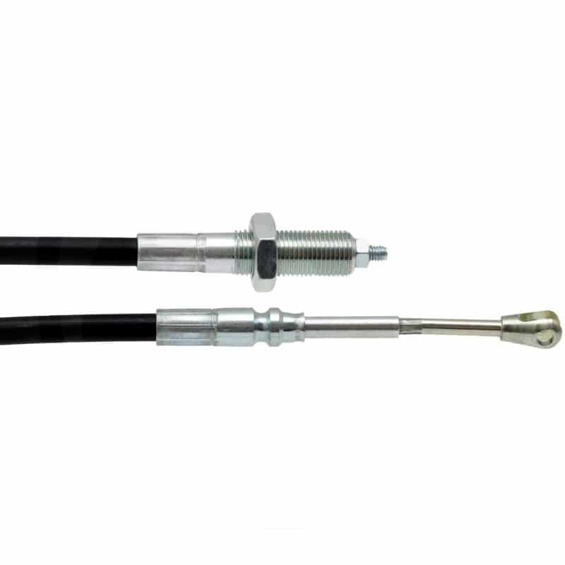 Cable de commande à distance télé flexible vu des deux bouts du cable