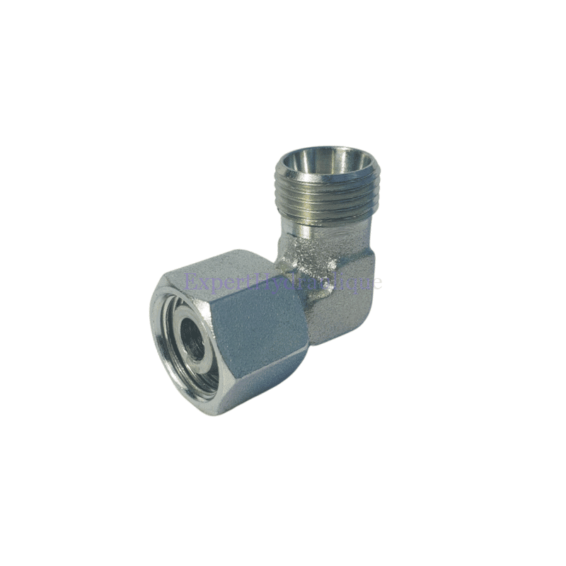 Raccord coudé 90 égal Métrique série L mâle - femelle.