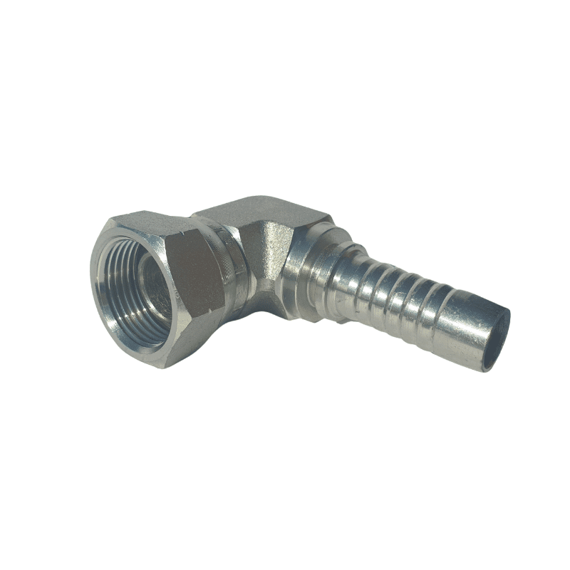 Embout à sertir coudé 90° femelle compact – Série BSP 60°