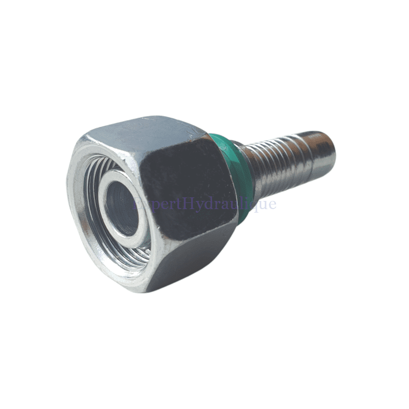 Embout à sertir droit femelle tournant – Série métrique S