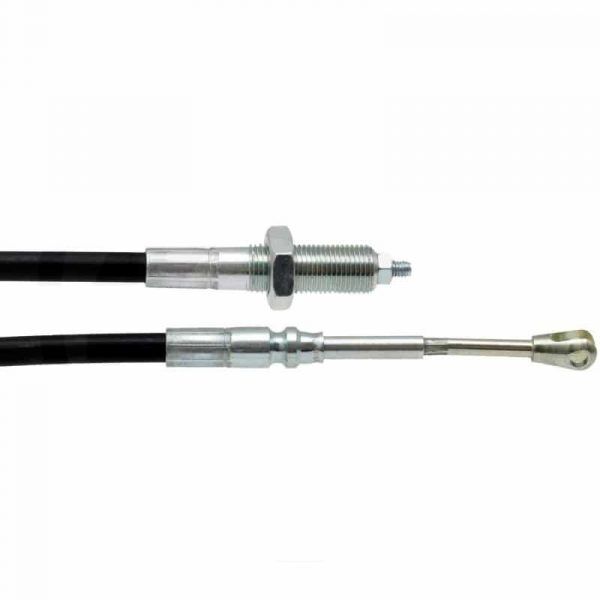 Cable de commande à distance télé flexible vu des deux bouts du cable