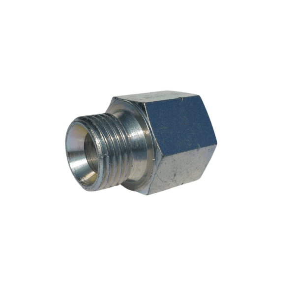 Raccords adaptateur hydraulique male femelle vue coté male
