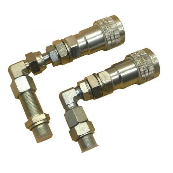Kit raccords 3/8 GAZ sortie direct push pull en 1/2