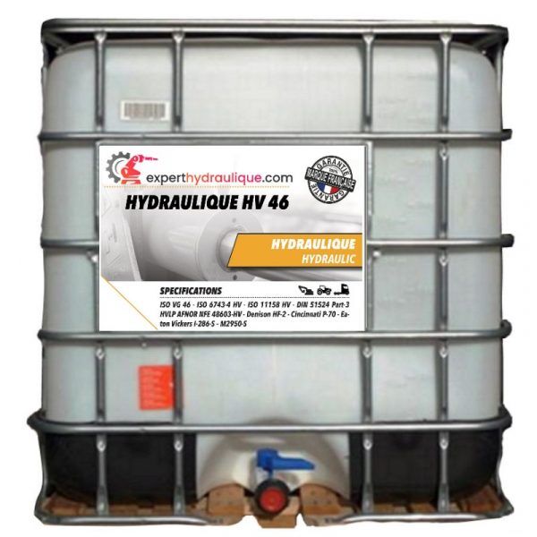 Cuve d'huile hydraulique HV46 de 1000 Litres HV46