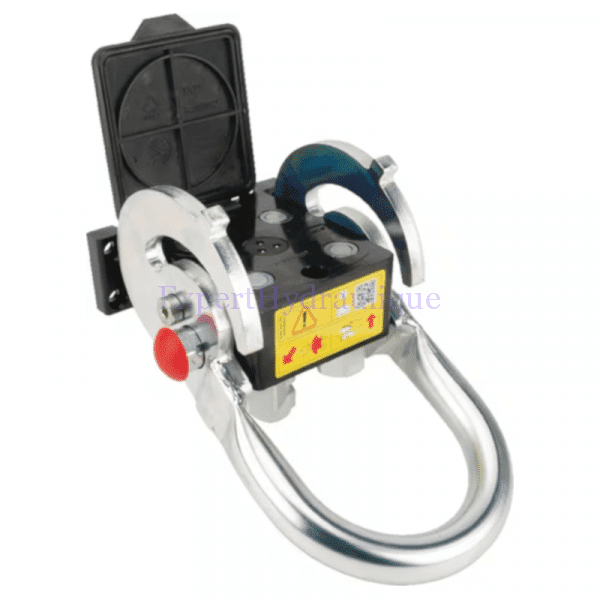 Schéma multicoupleur fixe électrique à 4 voies 3/8 et implantation 1/2"BSP de la marque Faster.