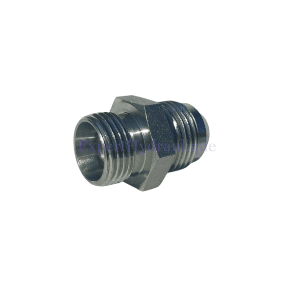 Raccord adaptateur mâle Métrique et mâle JIC.