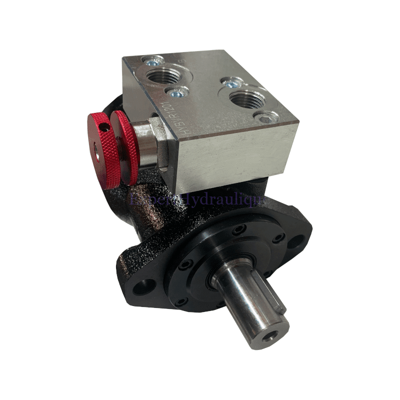 Kit moteur hydraulique OMR avec régulateur de débit