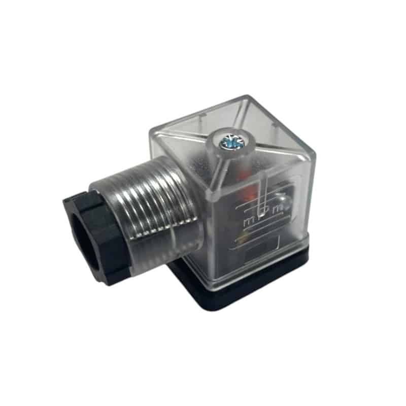 Prise-electrique-lumineuse Prise Hirschman lumineuses pour électro distributeurs hydraulique