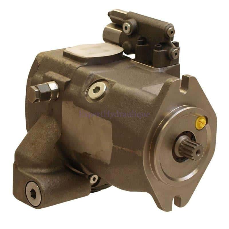 Pompe à pistons REXROTH pour tracteurs New Holland T7000 et TM vue côté arbre