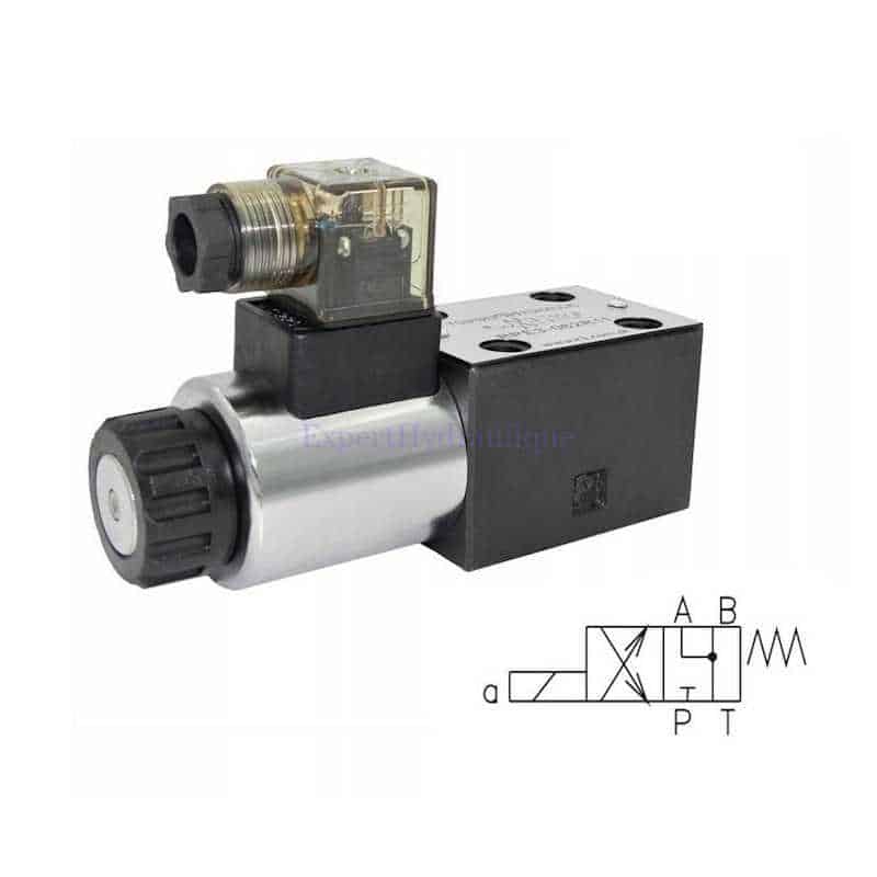 ED31012J Electro distributeur CETOP Une bobine schema chaise inversée pour moteur