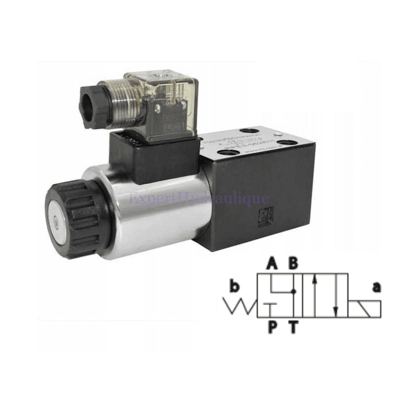 Distributeur électrique CETOP chaise inversée-parallèle.