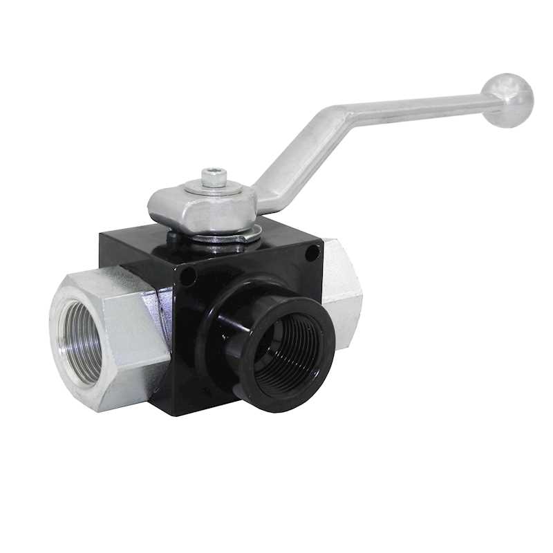 Vanne manuelle 3 voies deux positions