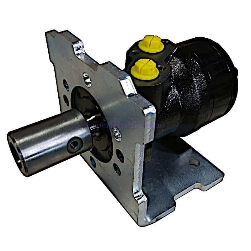 Moteur hydraulique OMP avec support et manchon entrainement 25 mm