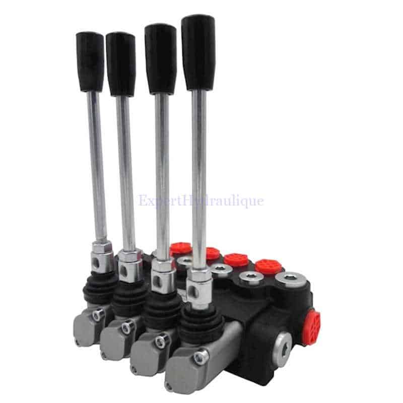 Distributeur manuel 4 fonctions simple effet