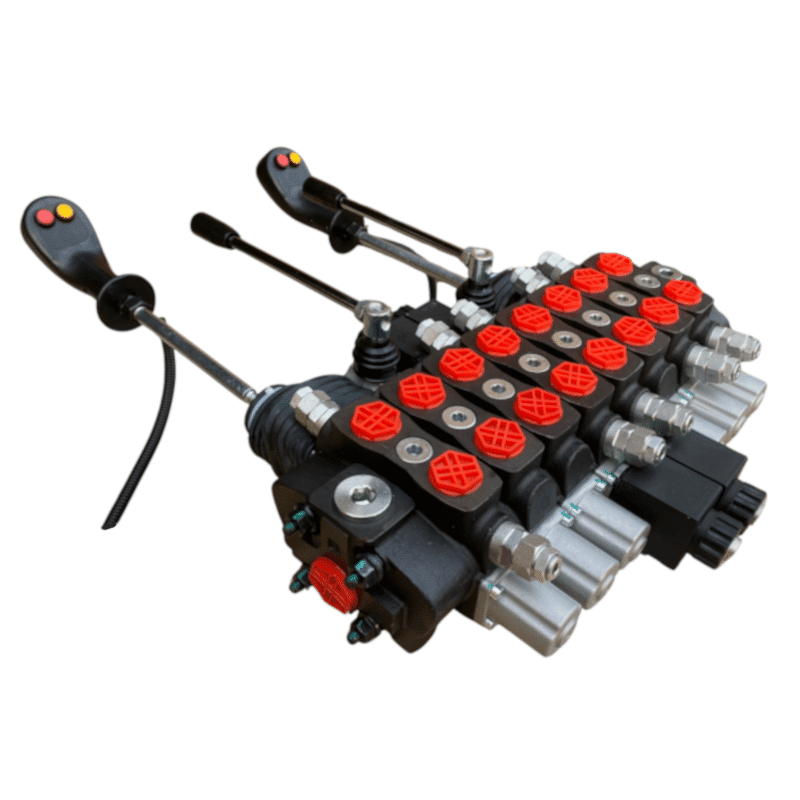 Distributeur-8-double-effet-90l-min-pour-machines-forestieres-vue-cote Distributeur 8 fonctions DE 90l pour grues forestières