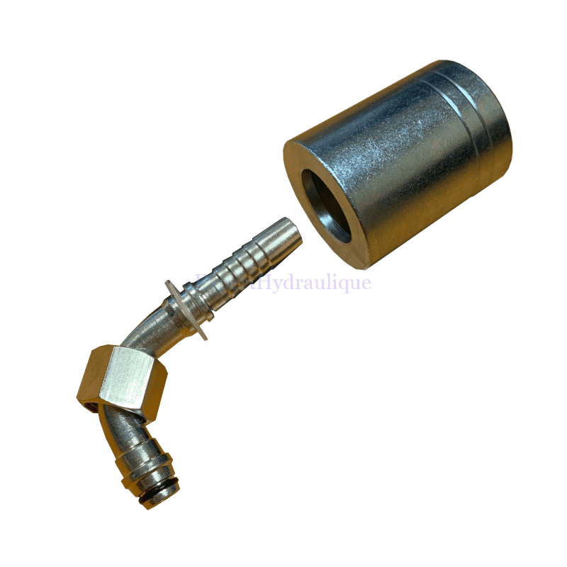 jupe + embout coudé 90 femelle DKOL90