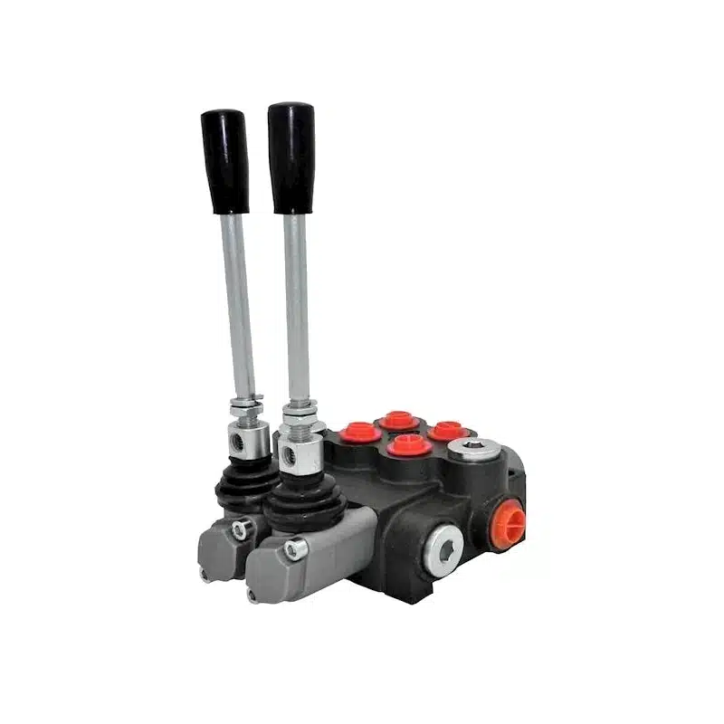 Distributeur 1 DE + 1 DE spécial moteur Distributeur hydraulique deux fonctions : 1 DE + 1 DE spécial moteur