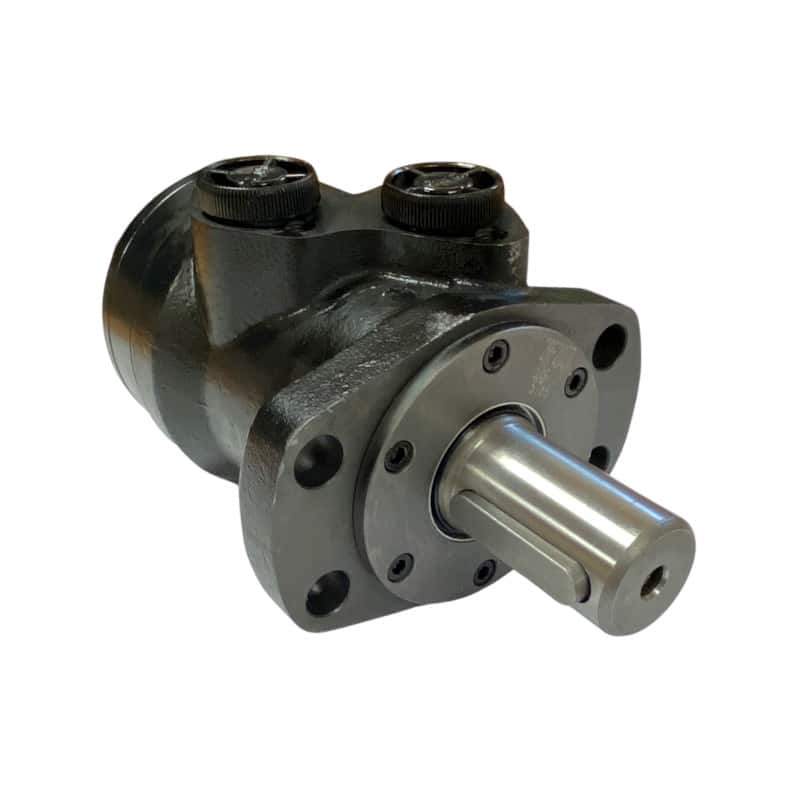 Moteur hydraulique OMR, OMP avec un arbre de 32 mm et une fixation 4 trous.