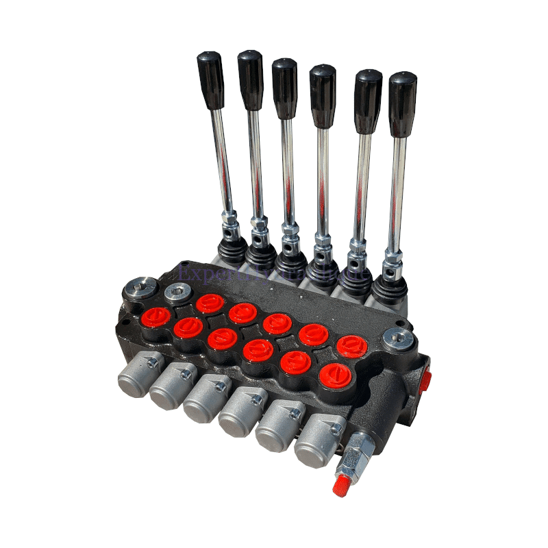 Distributeur 5 double effet 1 simple effet Distributeur hydraulique 5 double effet 1 simple effet