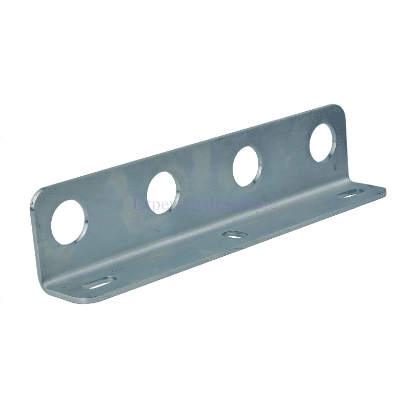 Support pour quatre coupleurs en acier.