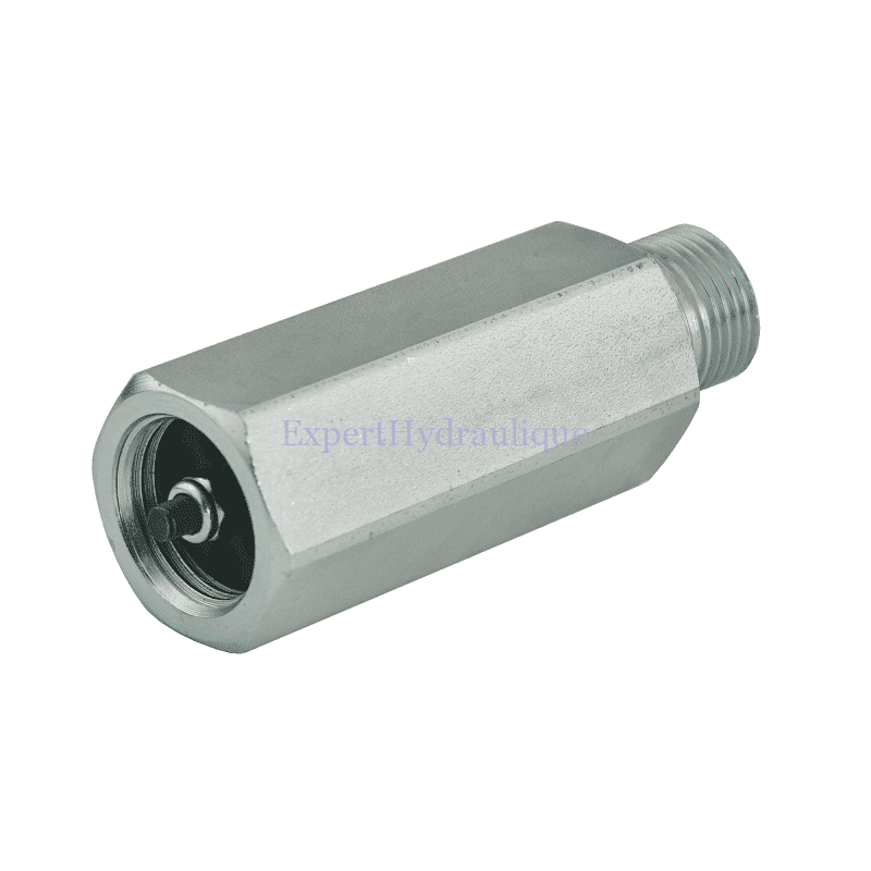 La valve parachute protège les vérins hydrauliques exposés à des forces de pression élevées.