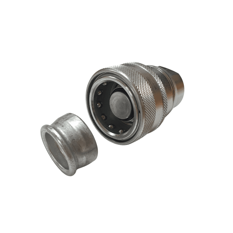 Coupleur hydraulique femelle pour frein de remorque.