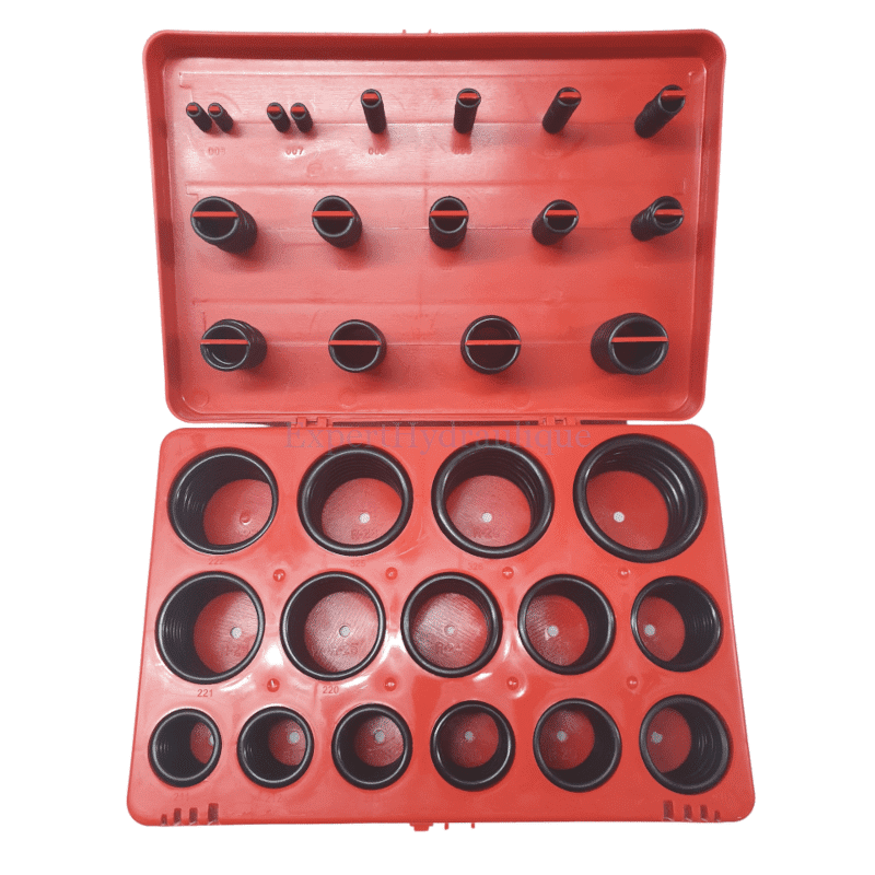 Mallette 382 pièces joints toriques format pouce-inch.