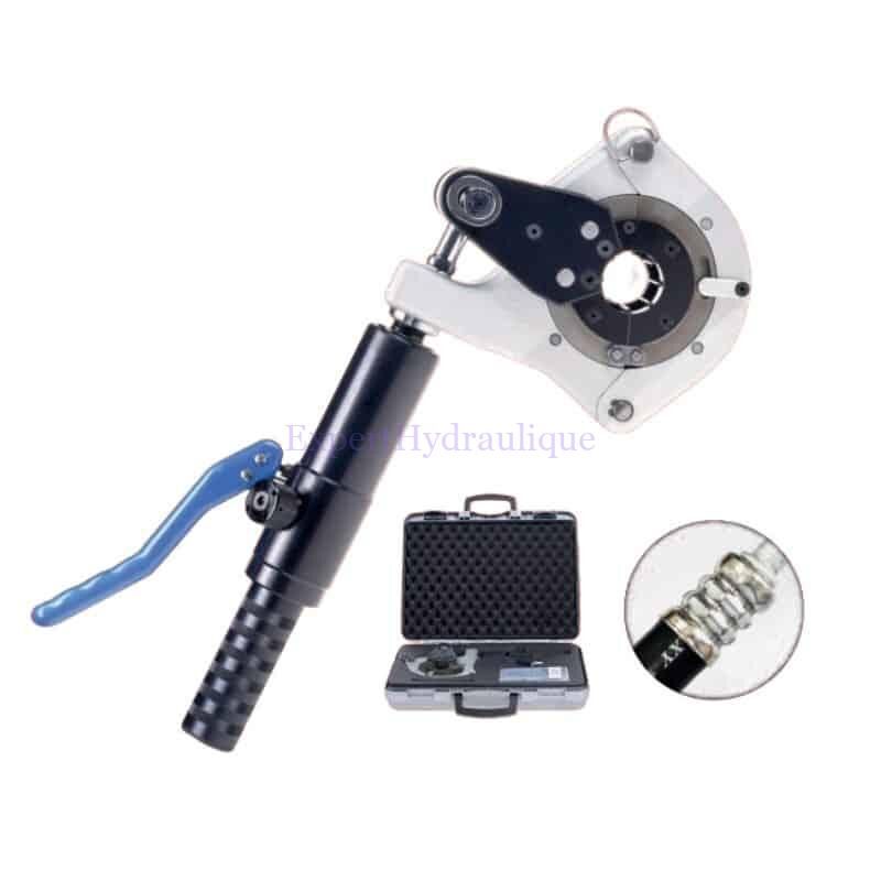Pince à sertir les tuyaux et flexibles hydraulique.