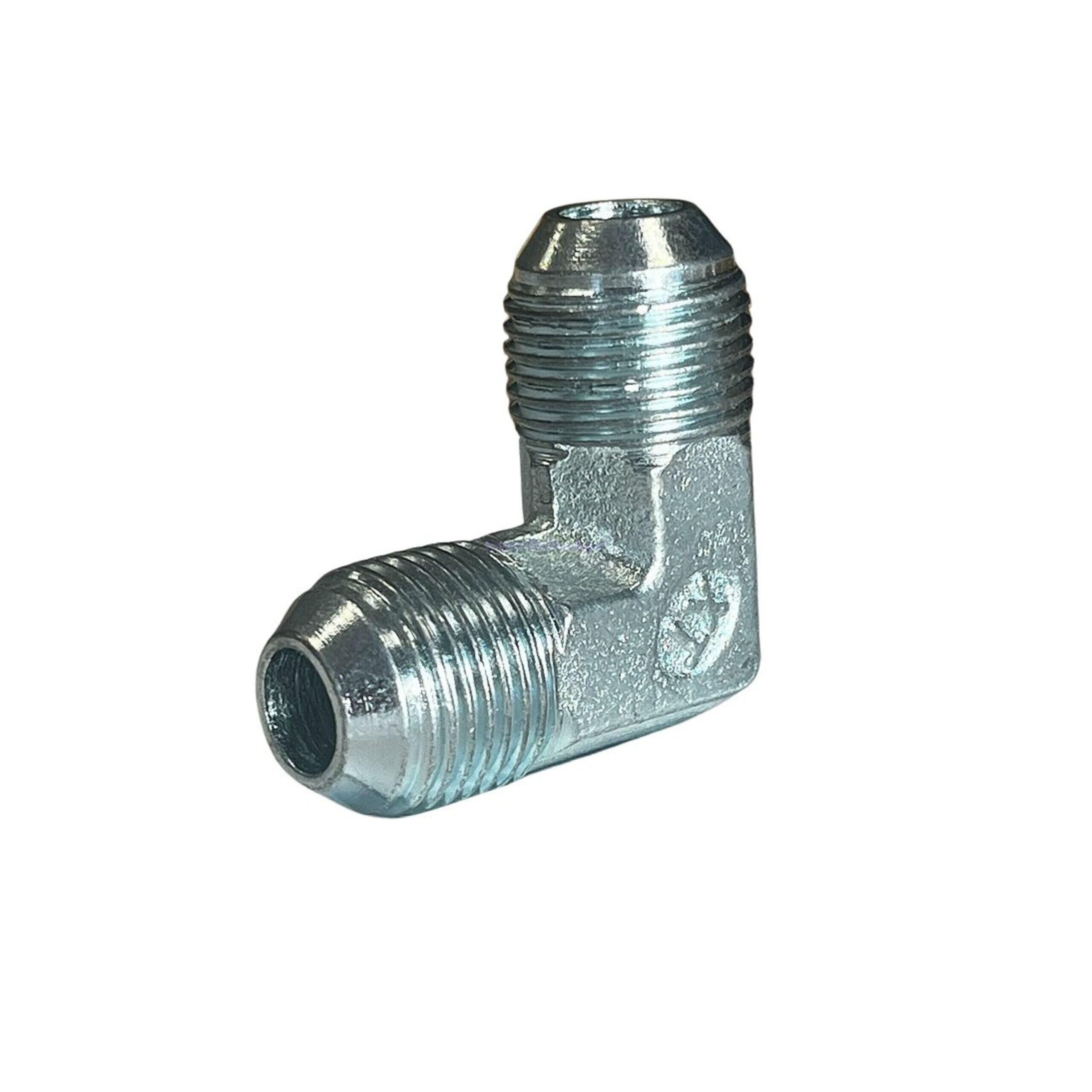 Raccord coudé 90 égal JIC (UNF) mâle - mâle – Image 1