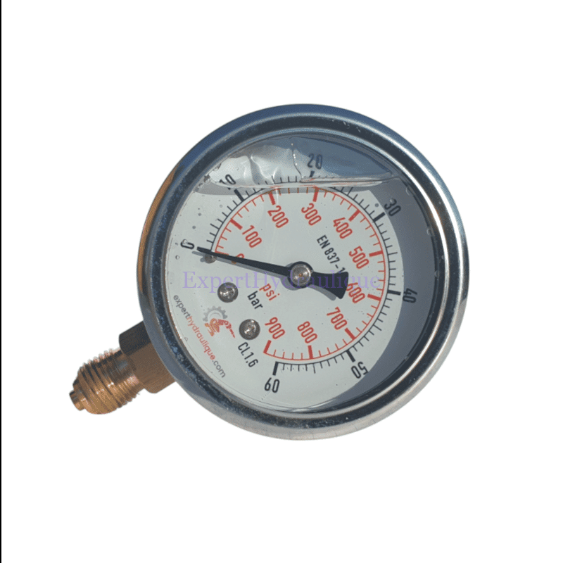 Manomètre 0 – 60 bars diamètre 63 mm sortie verticale
