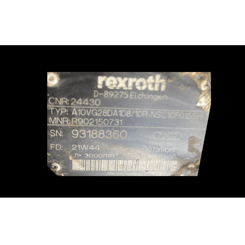 Pompe à pistons pour mini chargeur Thaler.