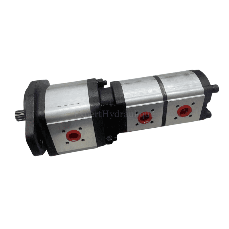 Pompe hydraulique triple JCB remplacement BOSCH 0510765356