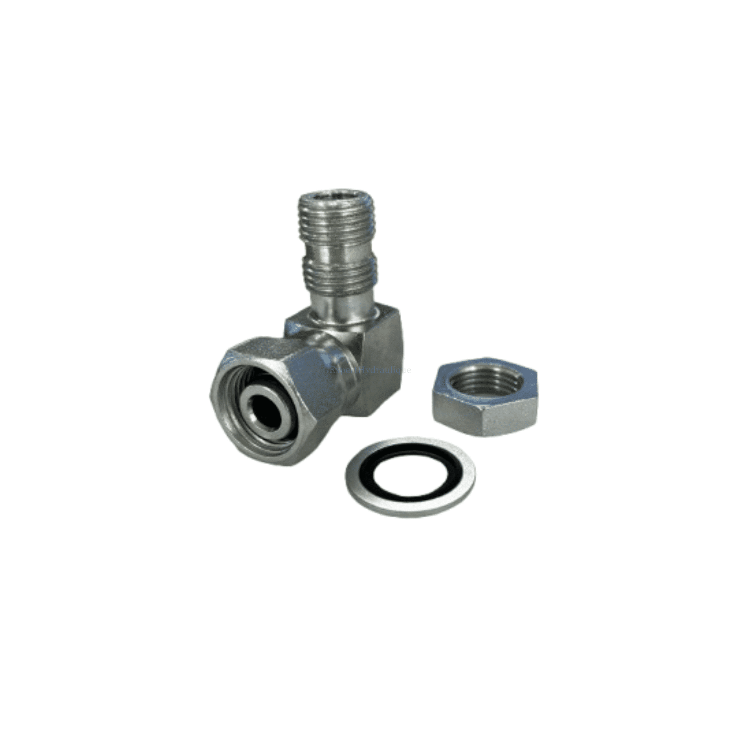 Coude compact Mâle 3/8" BSP contre écrou - Femelle 12L – Image 1