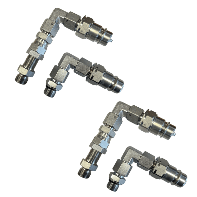 Kit raccords push pull 1-2 pour 2 fonctions DE distributeur 40L Mâle