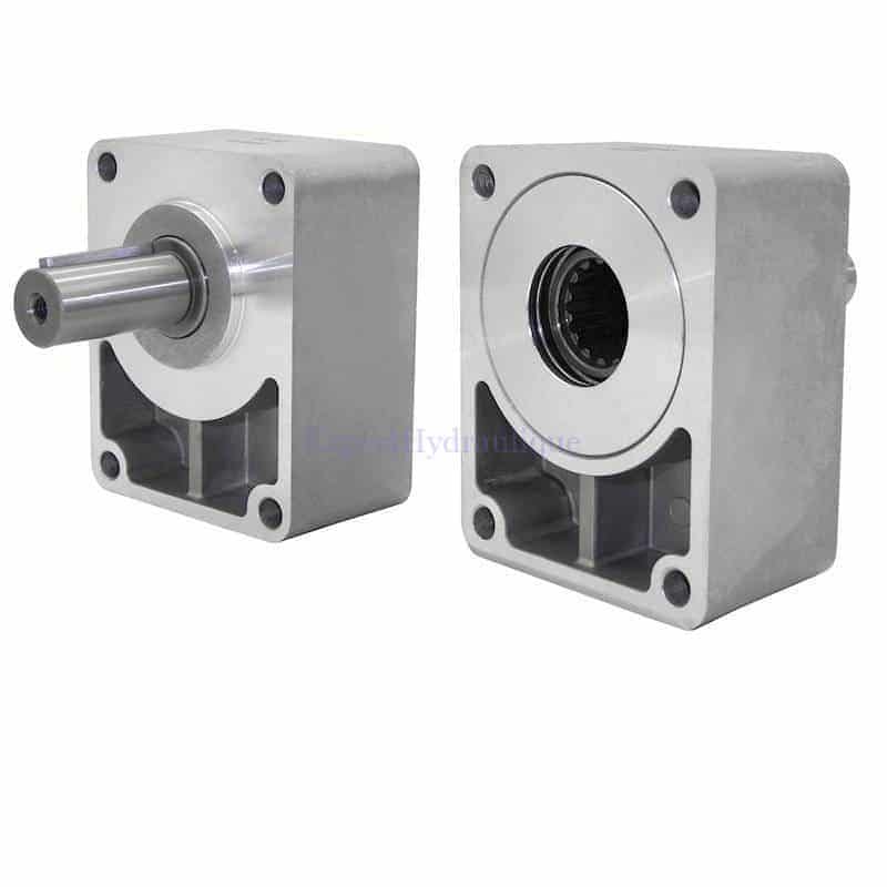 Contre palier pour pompe ou moteur hydraulique Contre palier pompe hydraulique groupe 2 avec arbre en 22 mm