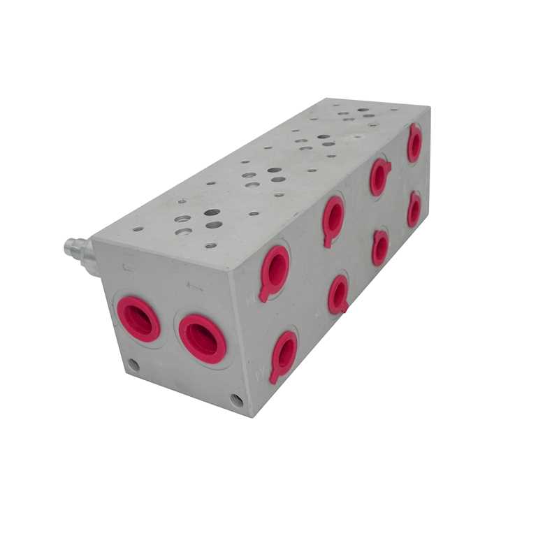EMB304LIM Embase ou bloc hydraulique 4 postes CETOP 3