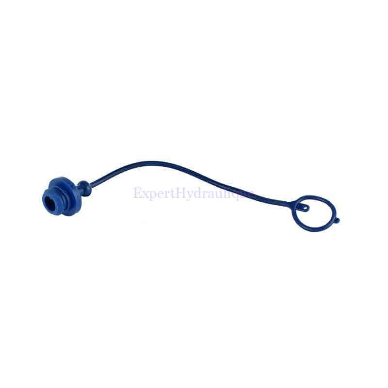 Protection de coupleur 1/2 femelle de couleur bleu