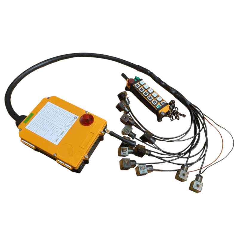 Kit-de-commande-radio-sans-fils-12-boutons-precablee Telecommande 12 boutons avec faisceau câblé en prises Hirschman