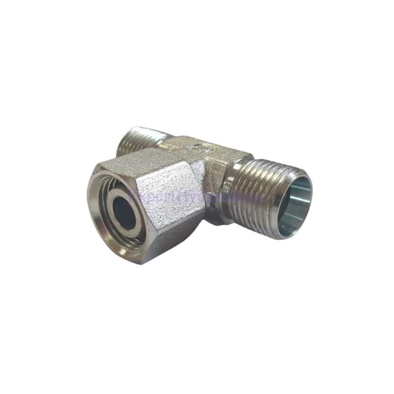 Raccord té égal Male – Femelle – Male Métrique Série L Raccord té égal Male – Femelle – Male Métrique Série L et S