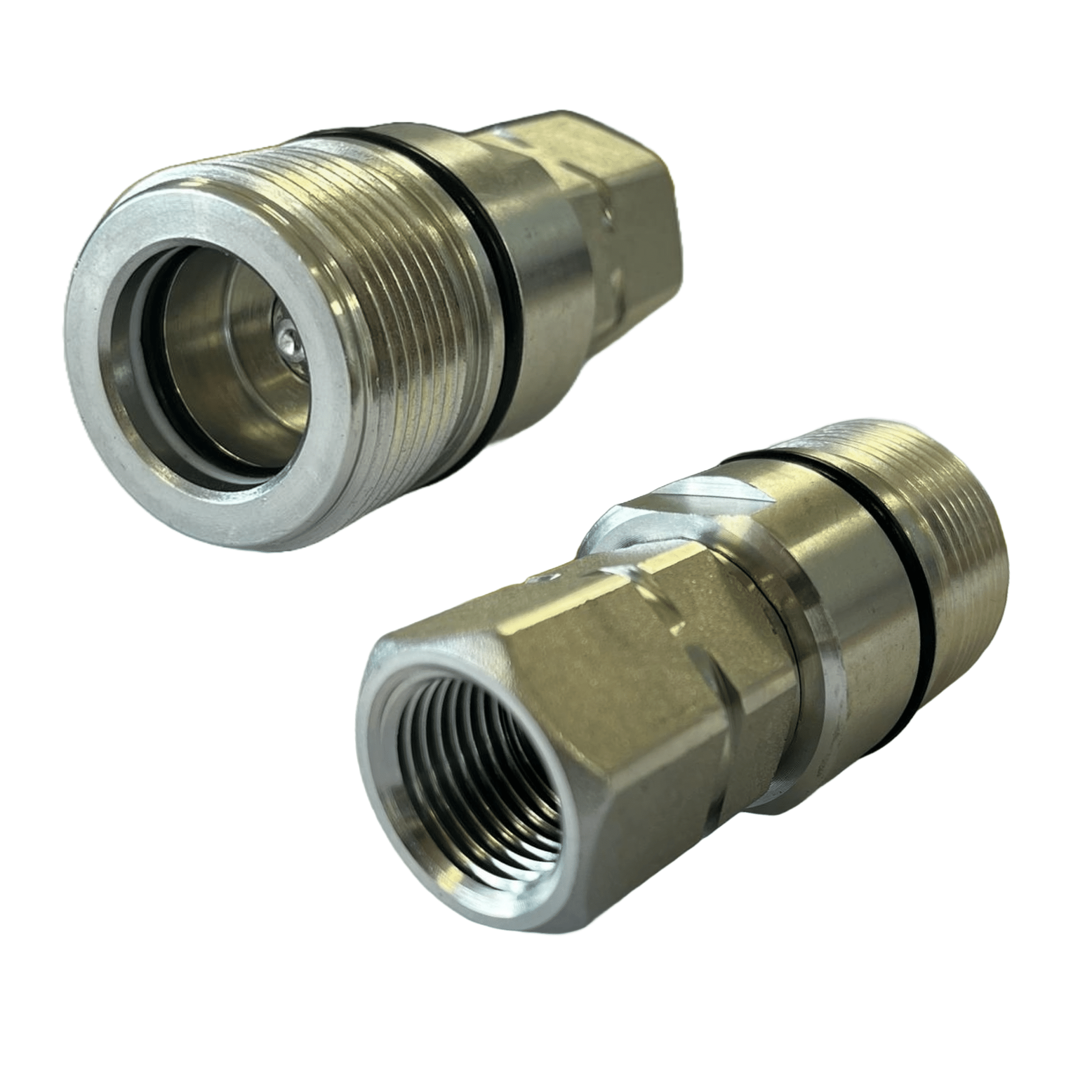 Coupleur hydraulique à visser mâle implantation BSP Coupleur hydraulique à visser femelle implantation BSP – Image 1