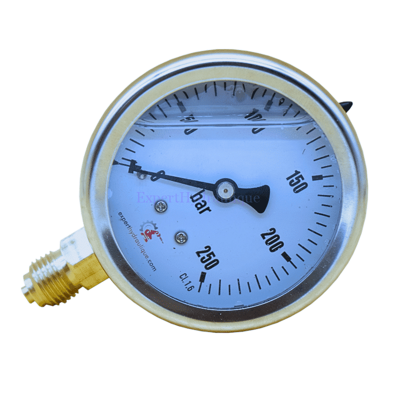 Manomètre mesure de pression hydraulique diamètre 63 mm