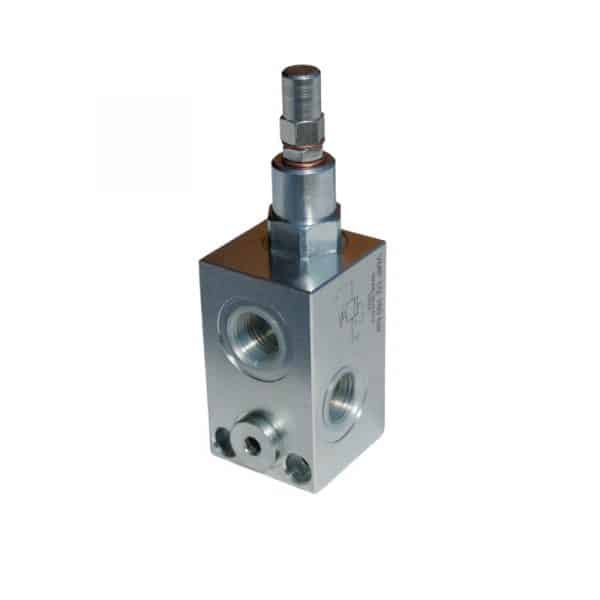 Limiteur de pression hydraulique simple.
