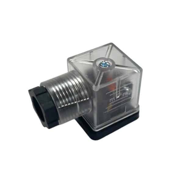 Prise Hirschman lumineuses pour électro distributeurs hydraulique