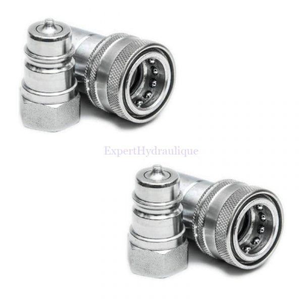 FGCOUPL012ISO72041Ax2 Lot de deux jeux de coupleur 1/2 ISO7204