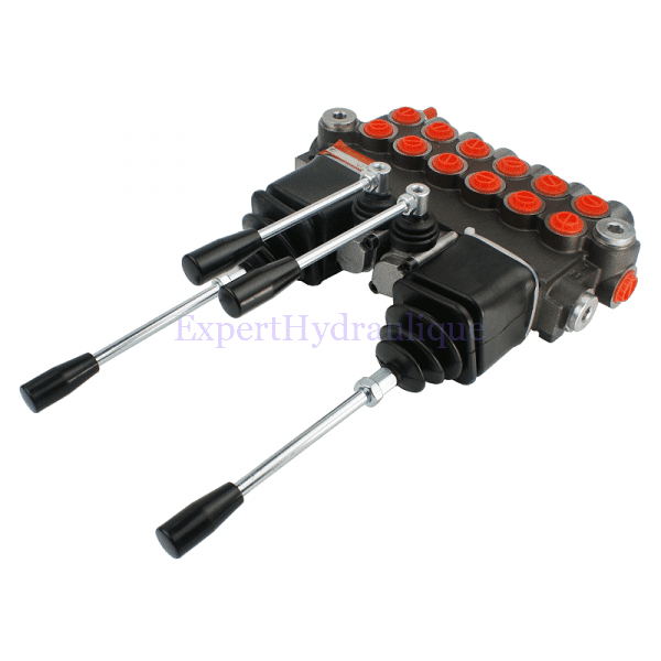 Distributeur hydraulique 6 fonctions pelle retro Distributeur hydraulique 6 fonctions pelle retro