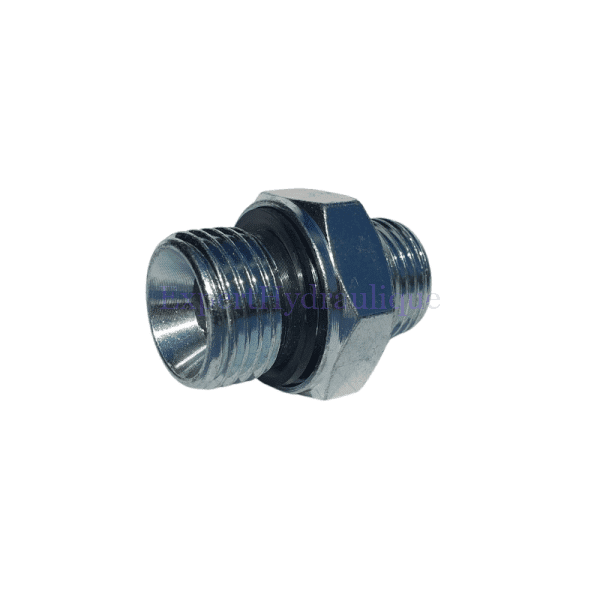 Raccord droit adaptateur BSP avec joint et Métrique Raccord droit adaptateur BSP avec joint et Métrique