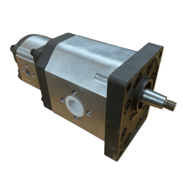 Pompe-hydraulique-double-55-6-cm3-avec-rotation-de-gauche-ou-droite Pompe double GR3 + GR2 flasque 4 trous