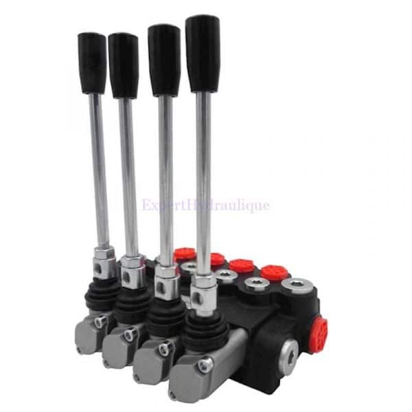 DM040B4M Distributeur manuel 4 fonctions simple effet