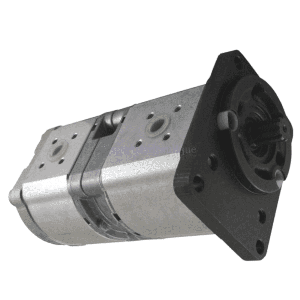 Pompe hydraulique double 14 14 arbre cannelé 9 dents Pompe hydraulique double 14+14cc arbre cannelé 9 dents
